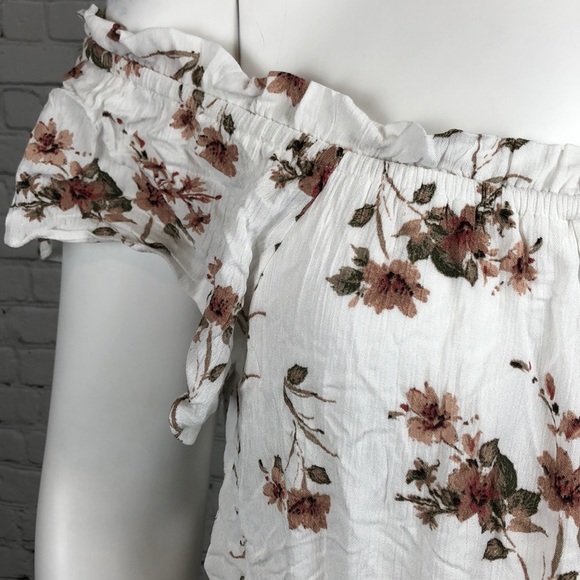 City Chic Garden Art Off Shoulder Maxi Dress 14 18 - Picture 7 of 9